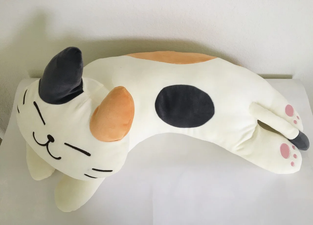 Q 22" Squishy Neko Plush Pillow 