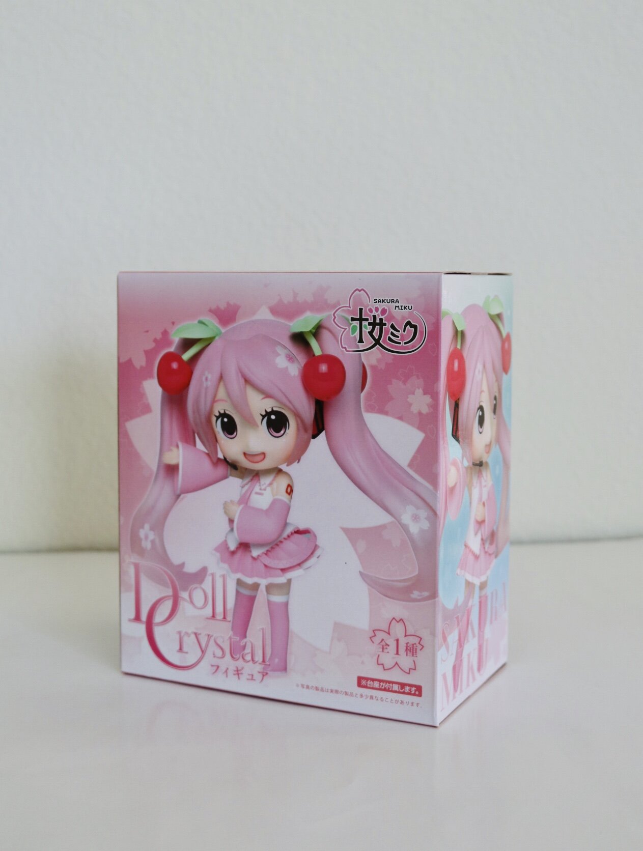 Hatsune Miku Sakura Miku Doll Crystal Figure by Taito