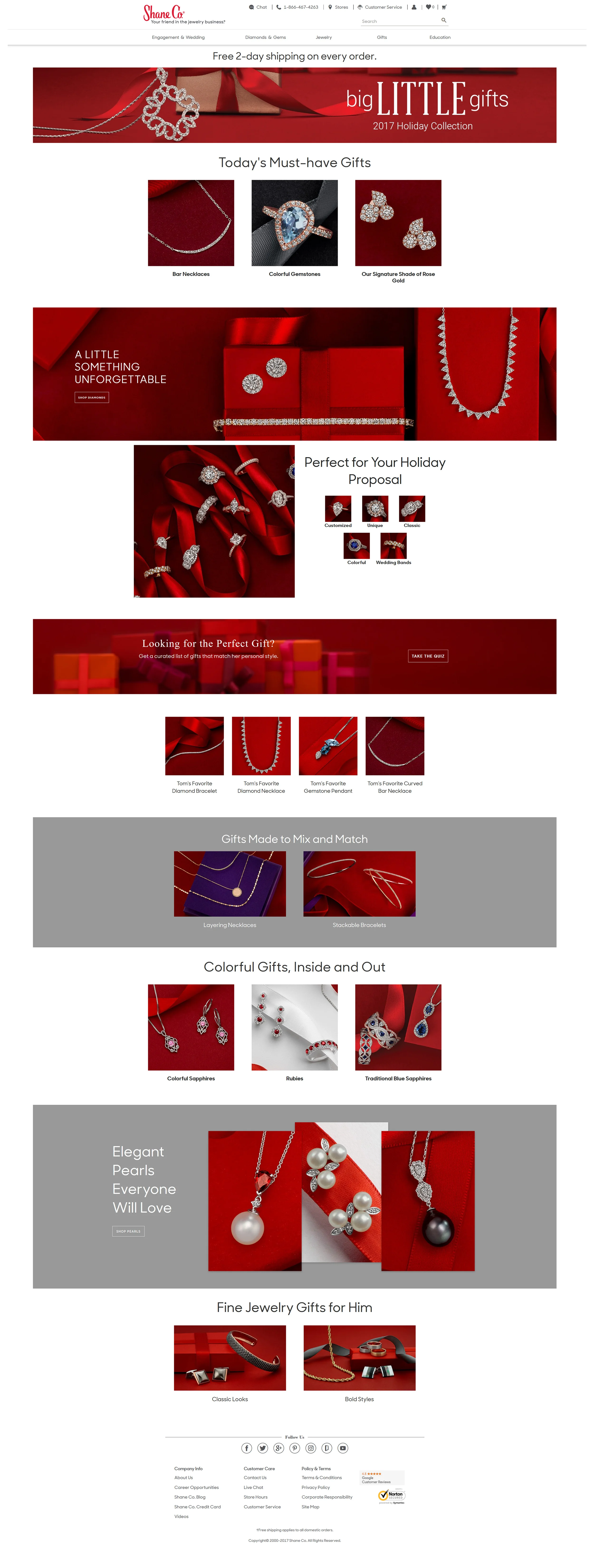 Big Little Gifts Landing Page