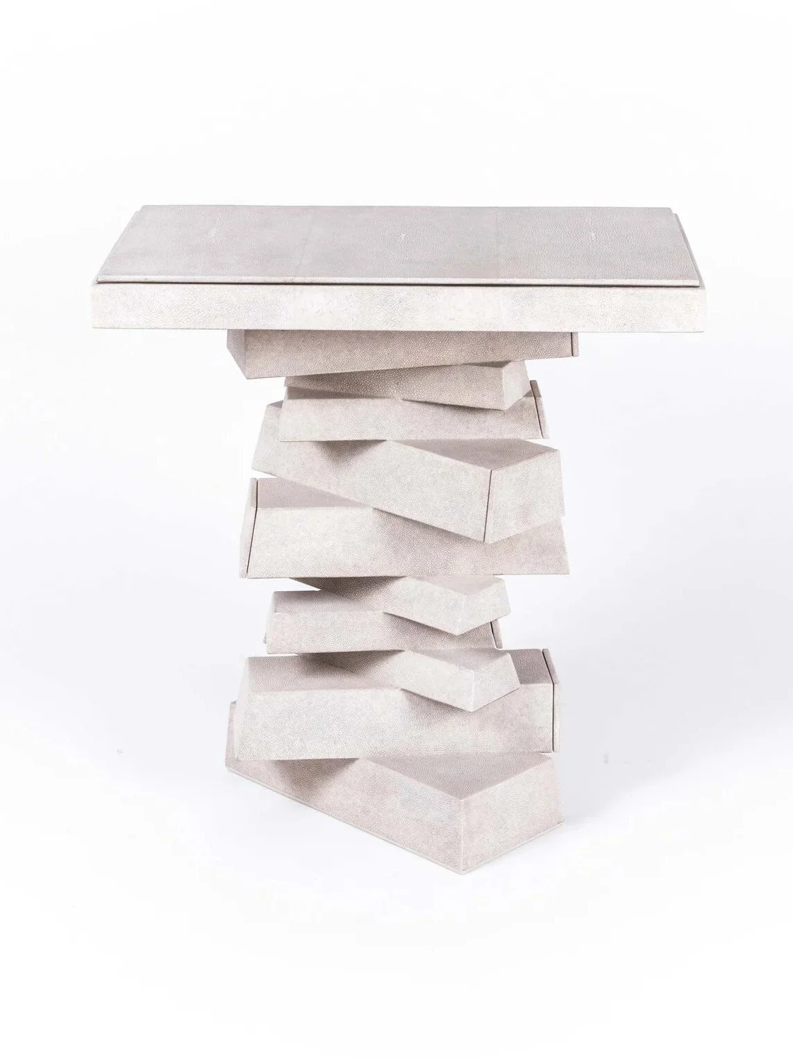 Rectangular Bullion Confection Side Table