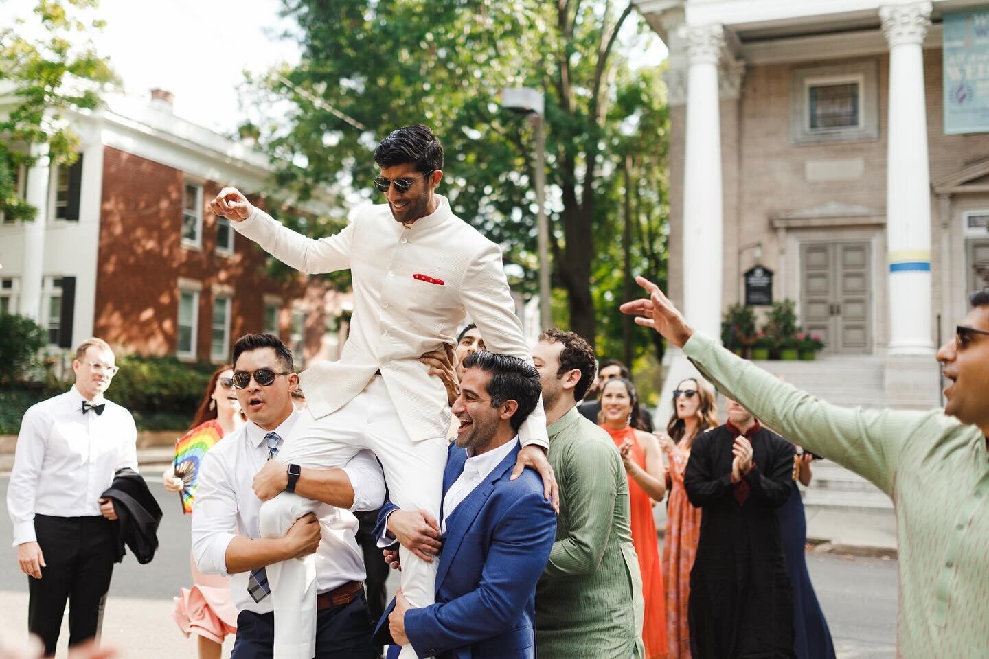 From your Sangeet to the Baraat. From ceremony to reception. We&rsquo;ve got you covered for your South Asian Wedding. @iamdjduffy supported the @thehiveweddingco team at the @branchmuseumevents for this stunning wedding. 

___________________

Photo