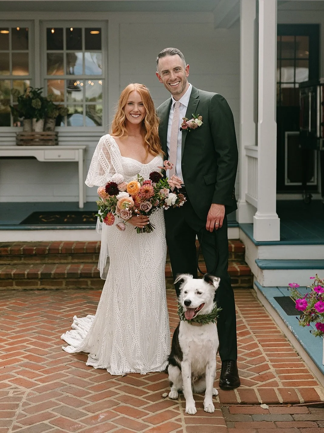 Anyone else counting the days for crisp air, burnt colors, changing leaves and Fall weddings? 

M + L&rsquo;s wedding at @veritasweddings was such a perfect example of the perks of hosting your celebration in the Charlottesville area. 🍁 

Photograph