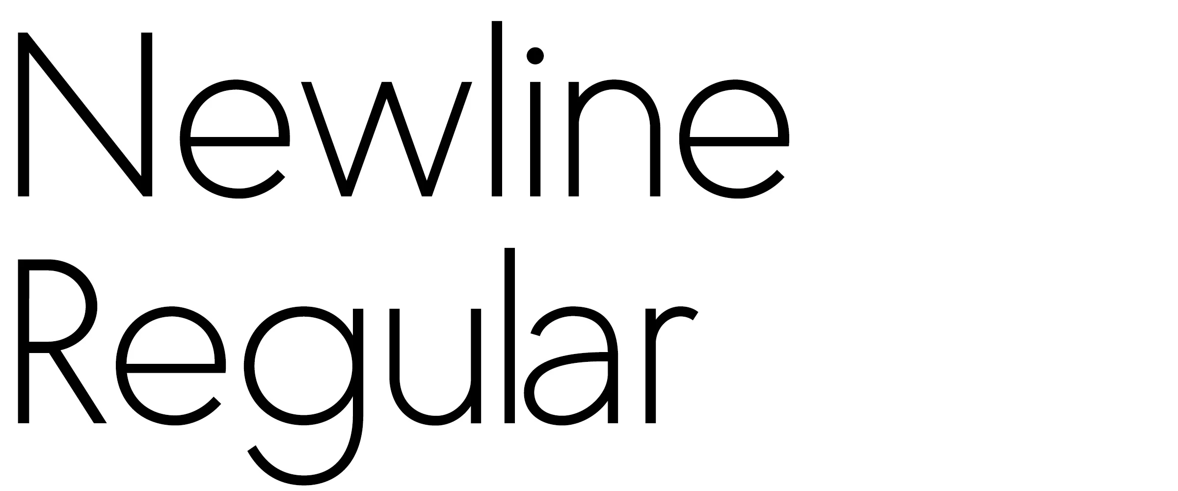 Newline Regular