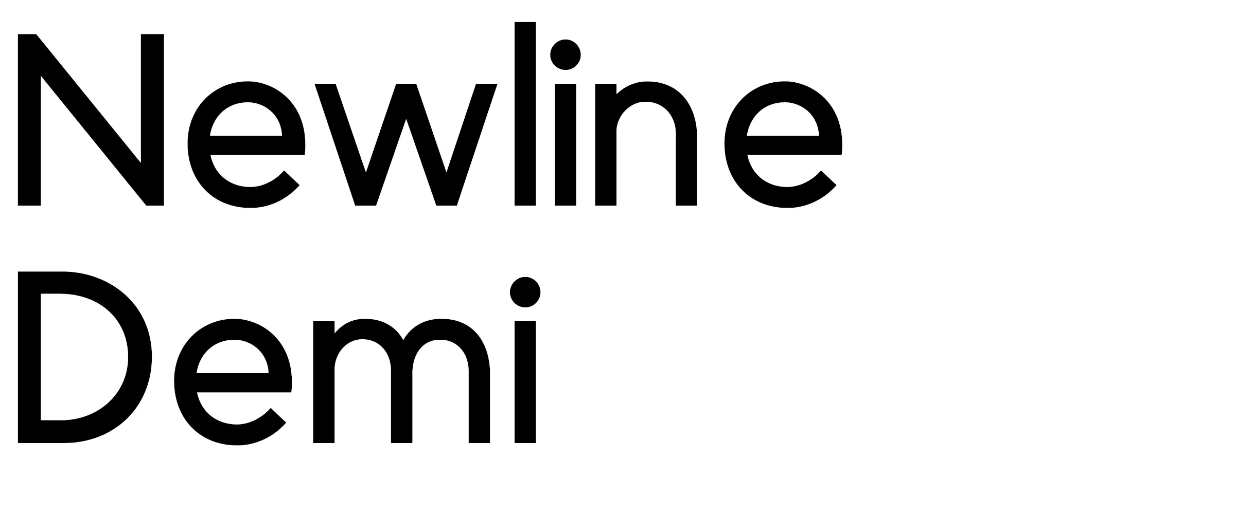 Newline Demi