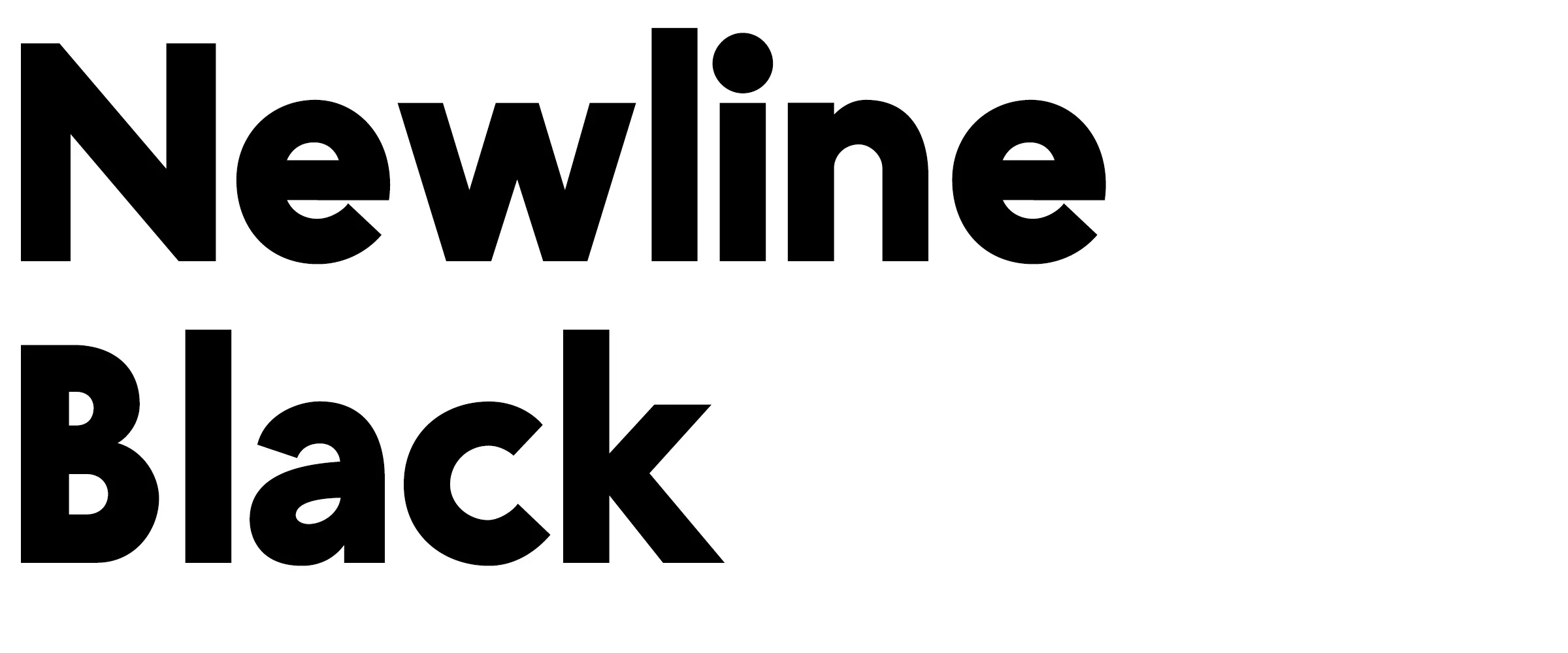 Newline Black