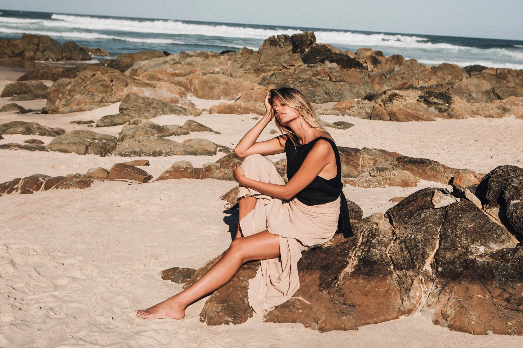 Top | Mango , Skirt | Hemp Temple