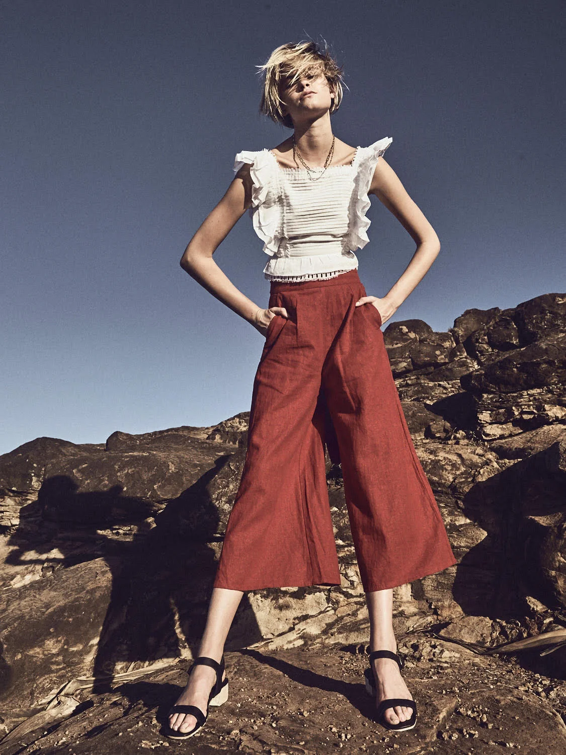 Top | Sir the Label , Trousers | Rue Stiic , Shoes | St Agni , Necklace | Givenchy