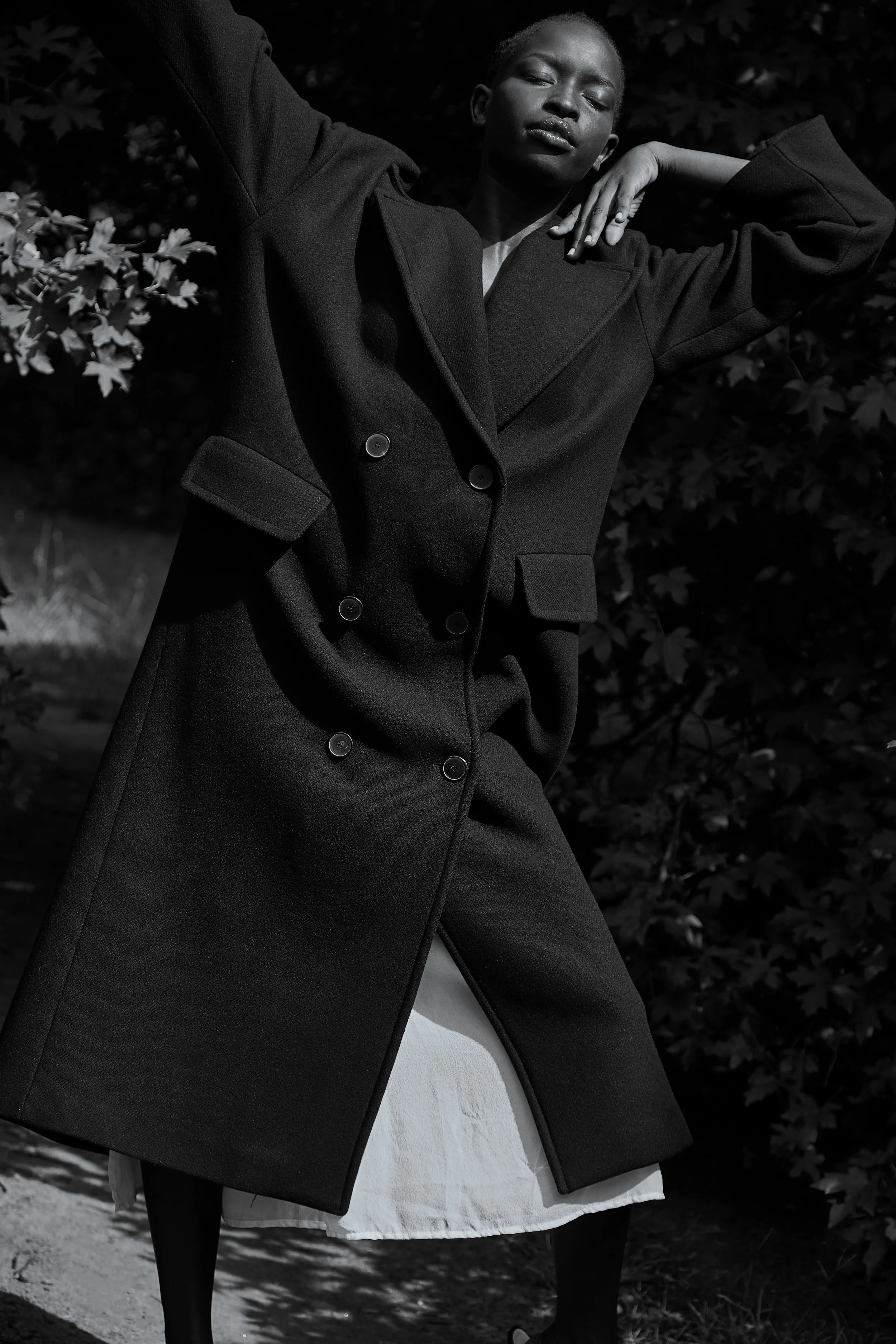 Coat | Zara , Dress | Yoli + Otis