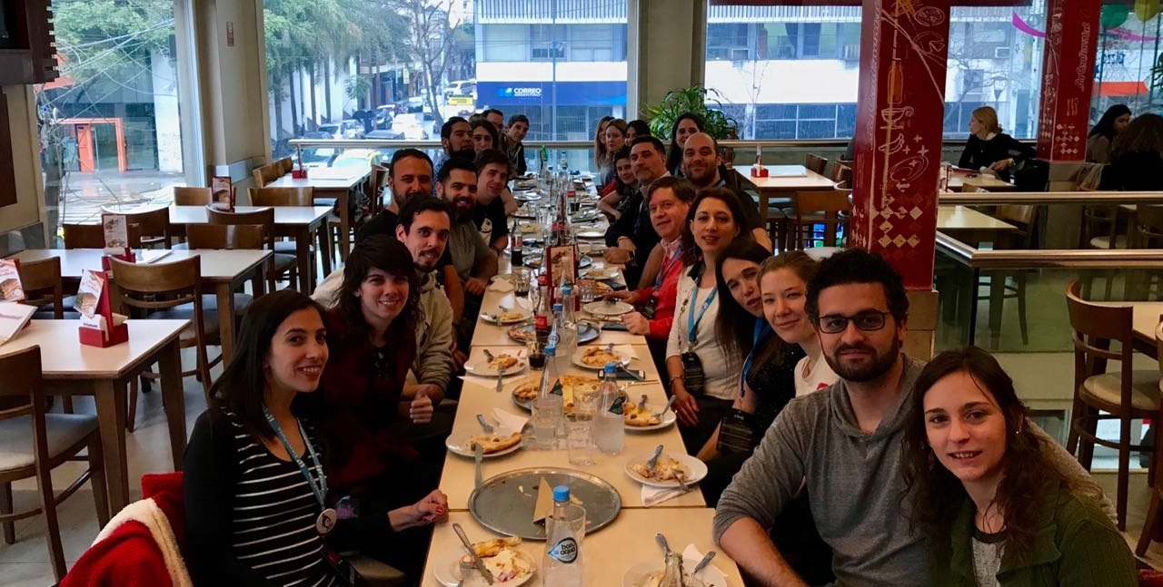 Almuerzo con speakers y sponsors. Sponsoreado por Deloitte.