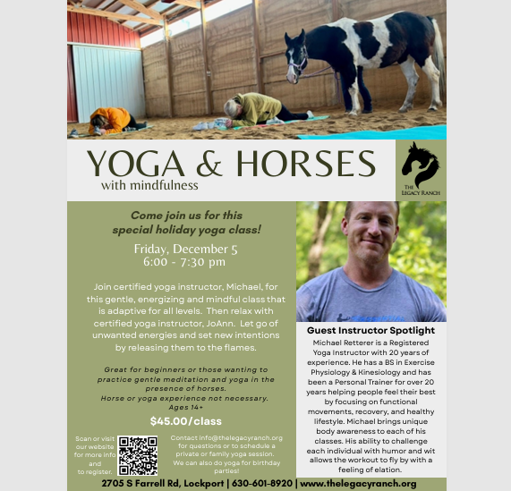 Yoga & Horses (with Mindfulness)