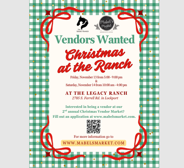 Now Accepting Vendor Applications!