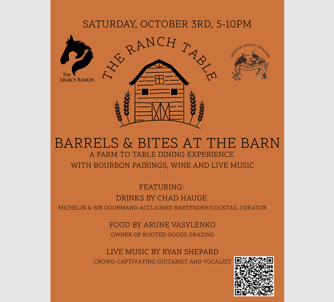 Barrels & Bites at the Barn