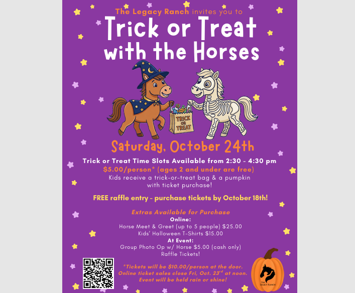 Trick or Treat with the Horses