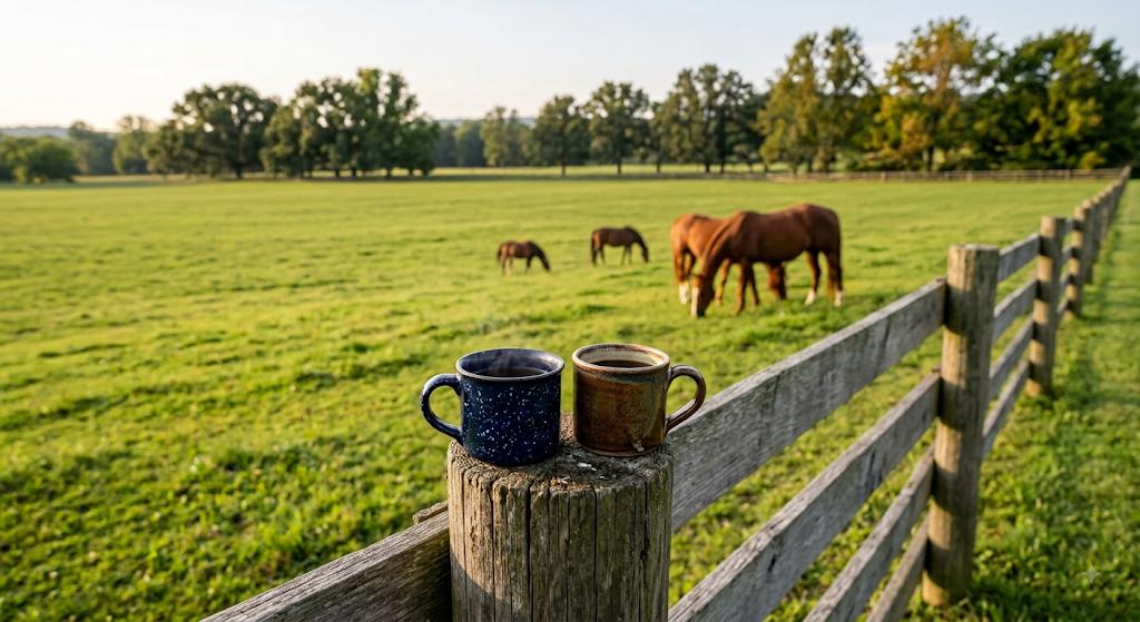 Coffee with the Horses