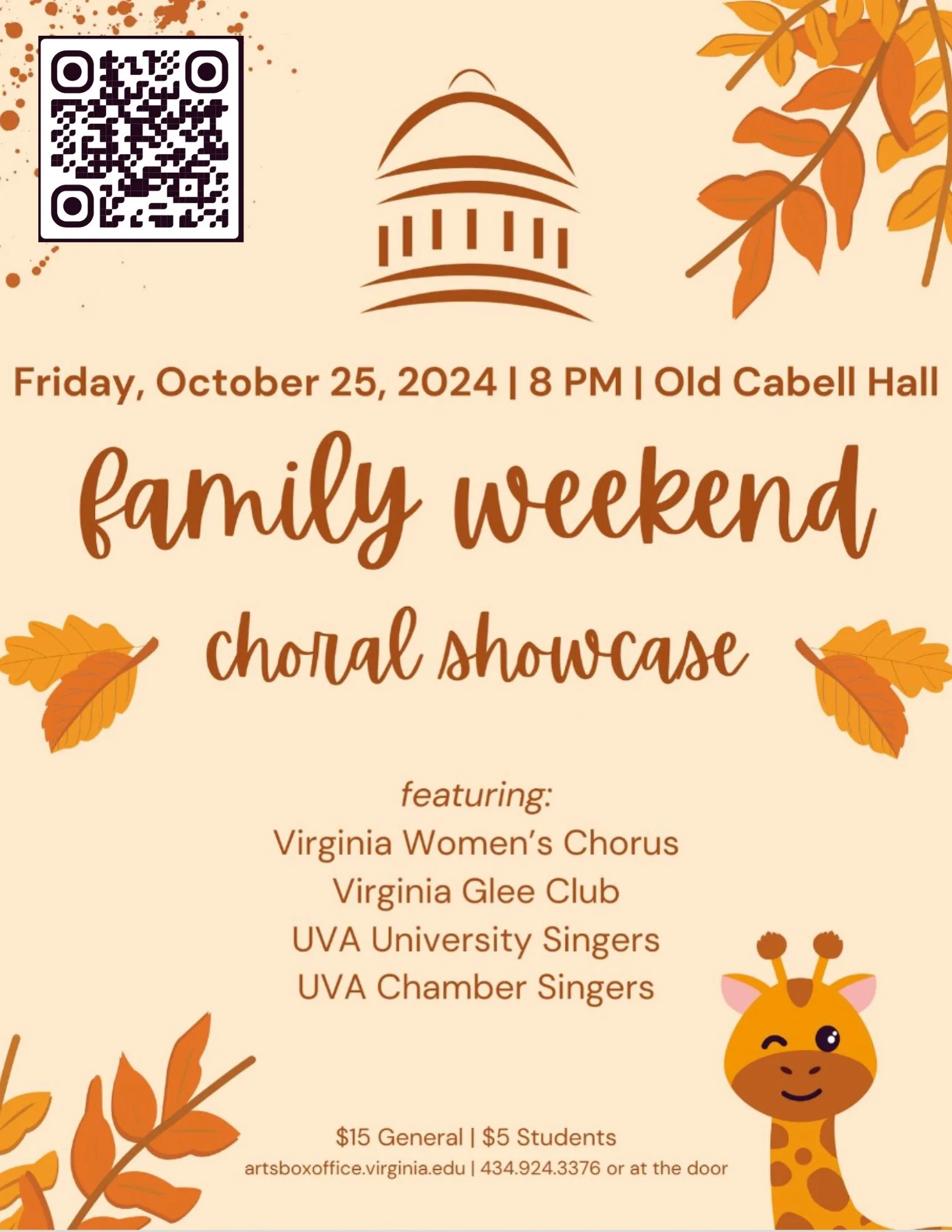 Family Weekend Choral Showcase