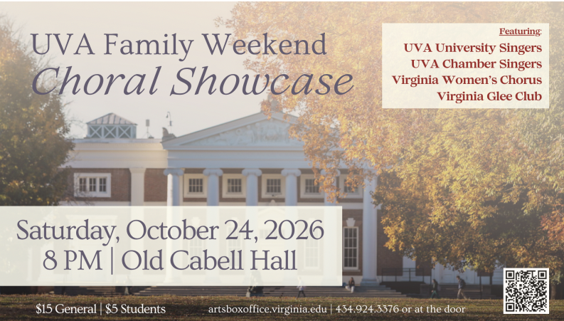 Family Weekend Choral Showcase