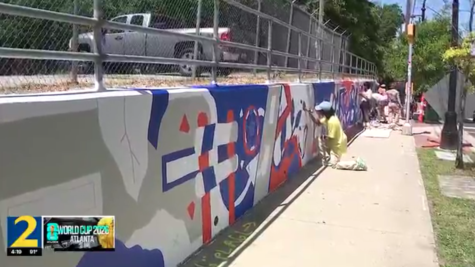 SCAD students create murals, signs to welcome the world to Atlanta for World Cup
