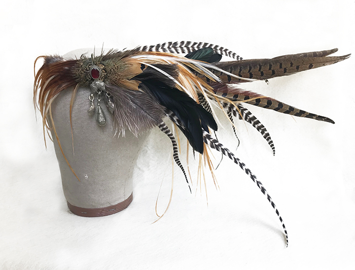 Wild Pheasant fascinator
