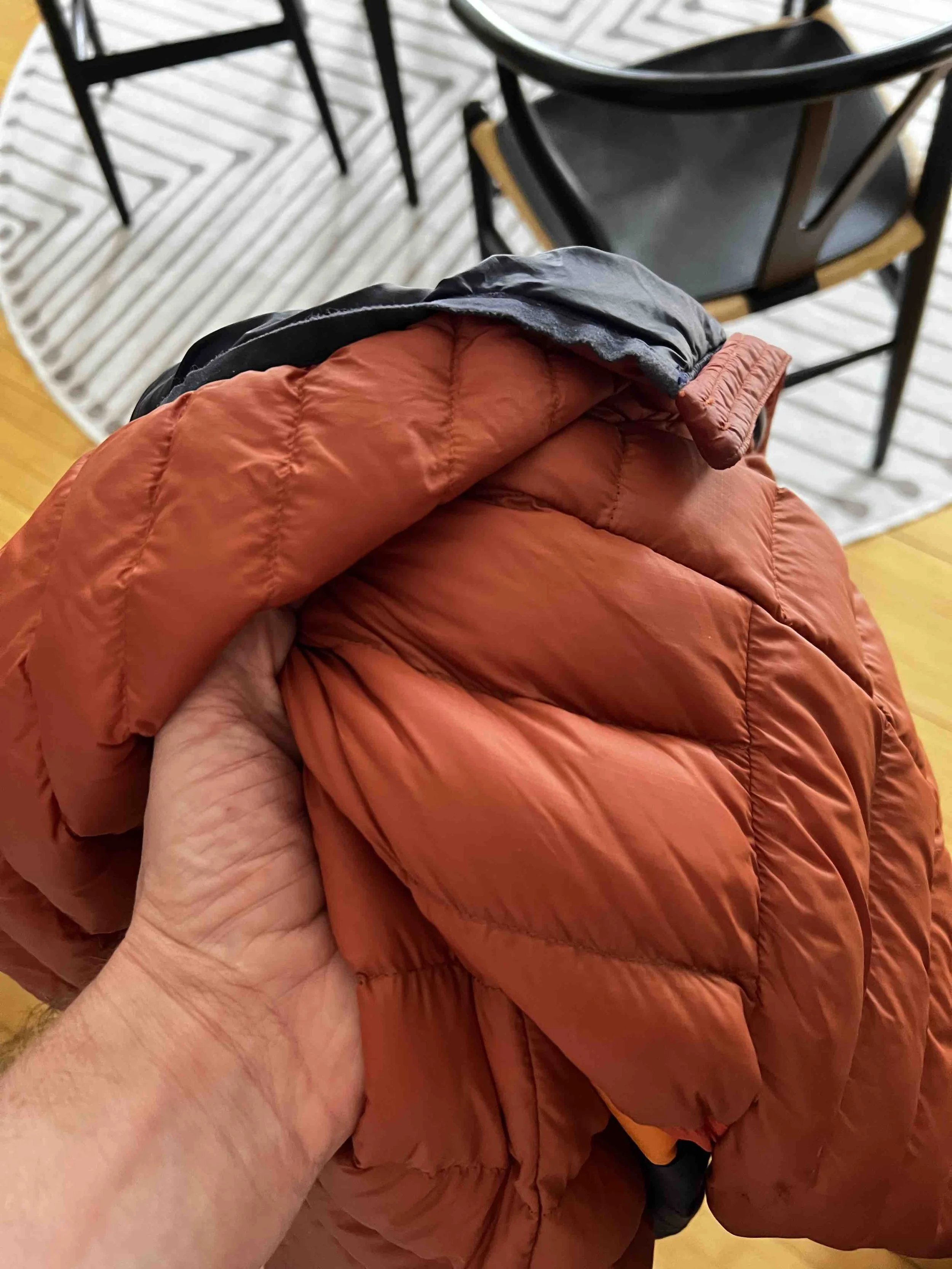 0032 - winter coat getting put away