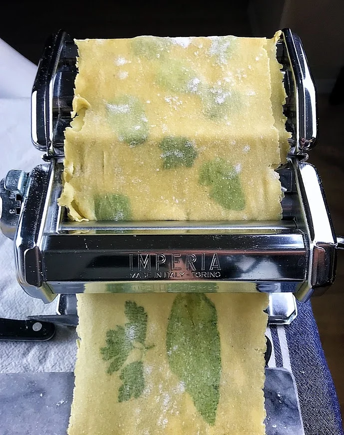 HERB LAMINATED PASTA [VEGETARIAN]