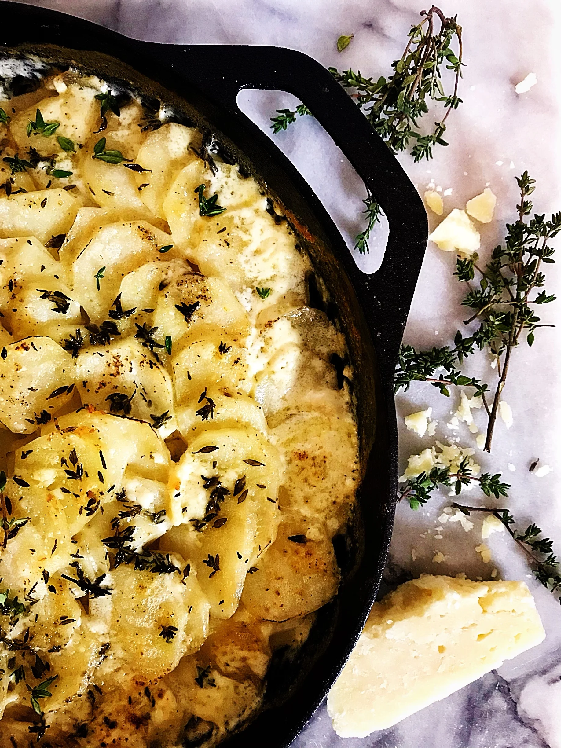 HERBED POTATOES AU GRATIN
