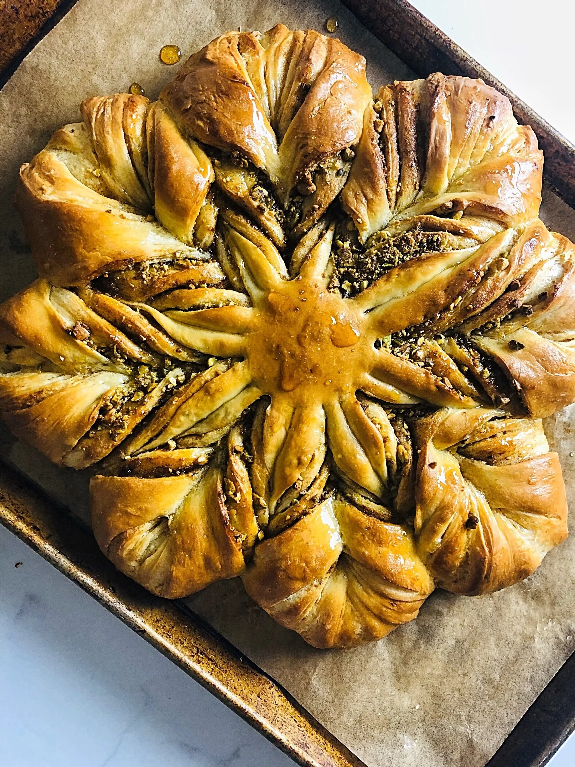 BAKLAVA STAR BREAD