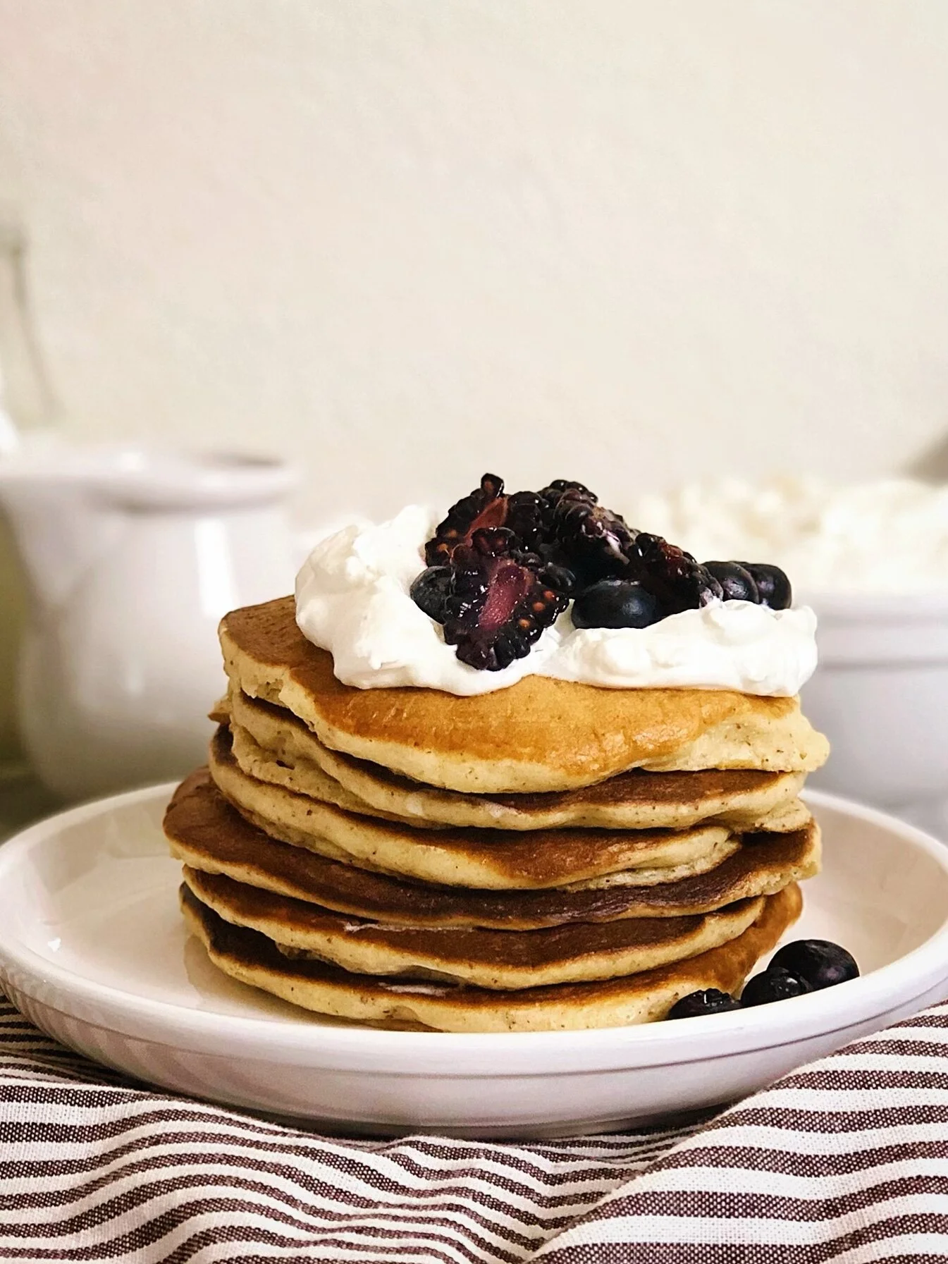 EARTHY OAT &amp; PECAN BUTTERMILK PANCAKES