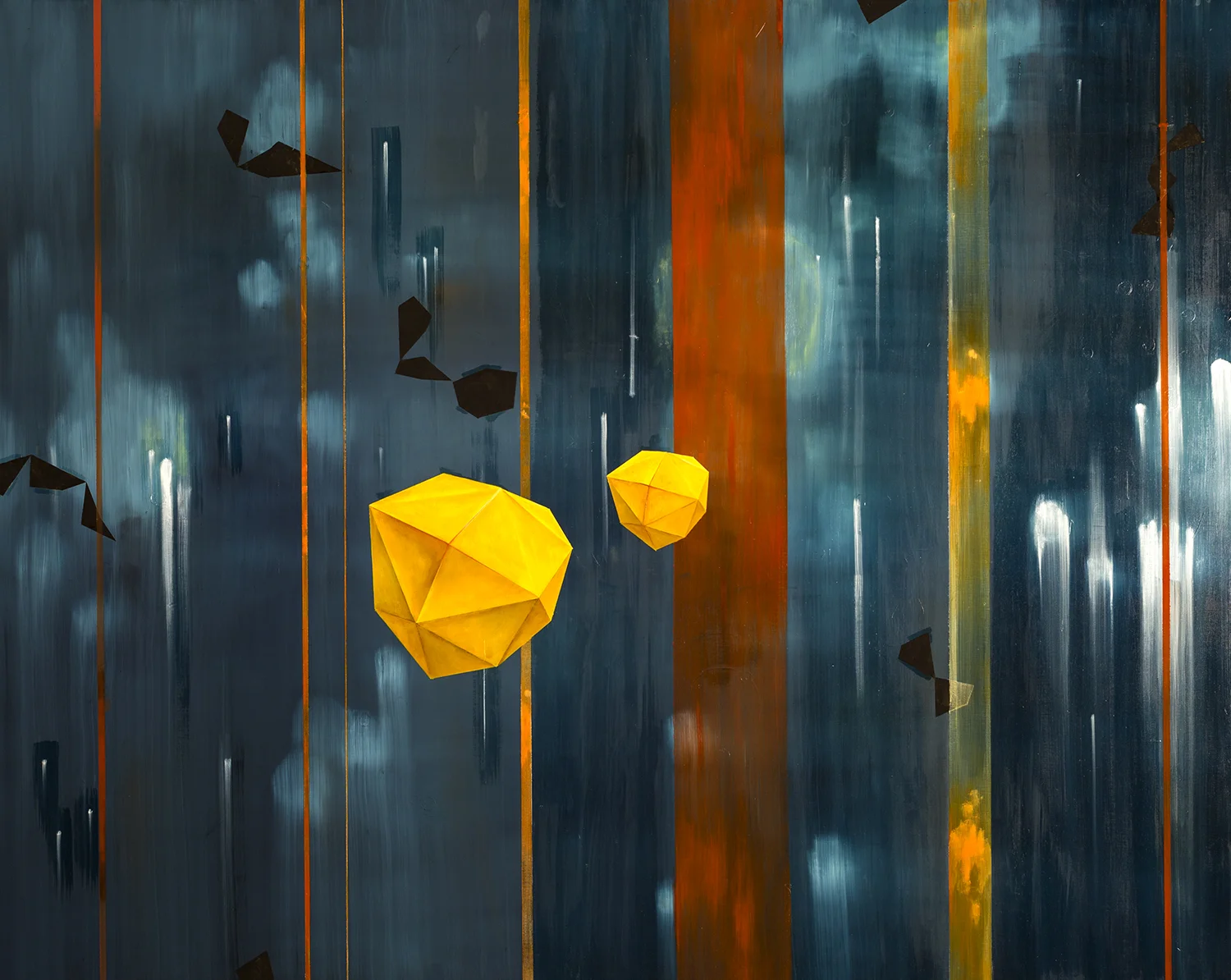 Space & Volume, 2016, 40x50 in., oil on panel