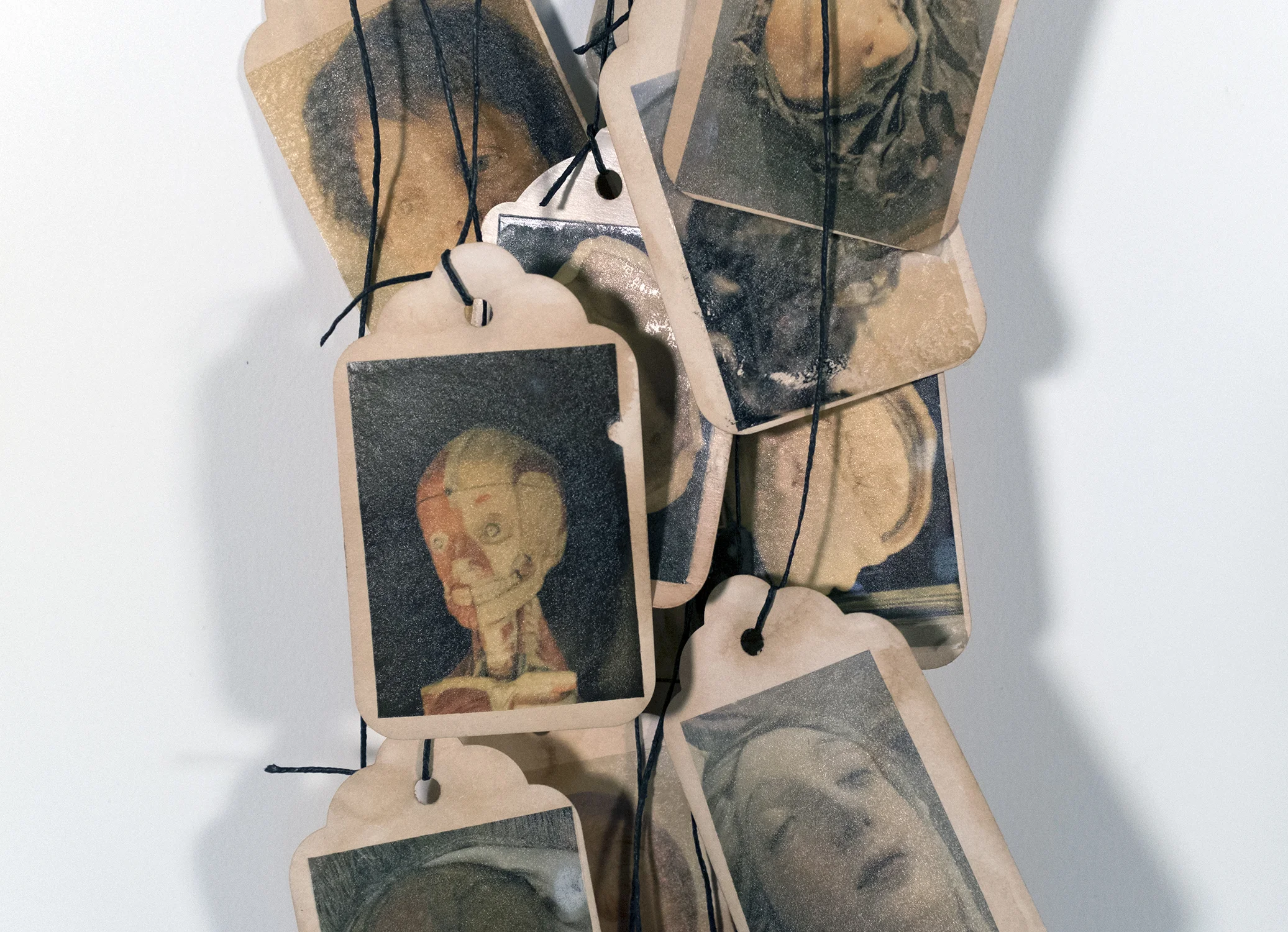 Notes on Humans (detail) , 2016, 29.5x4.5x2 in., Mixed materials
