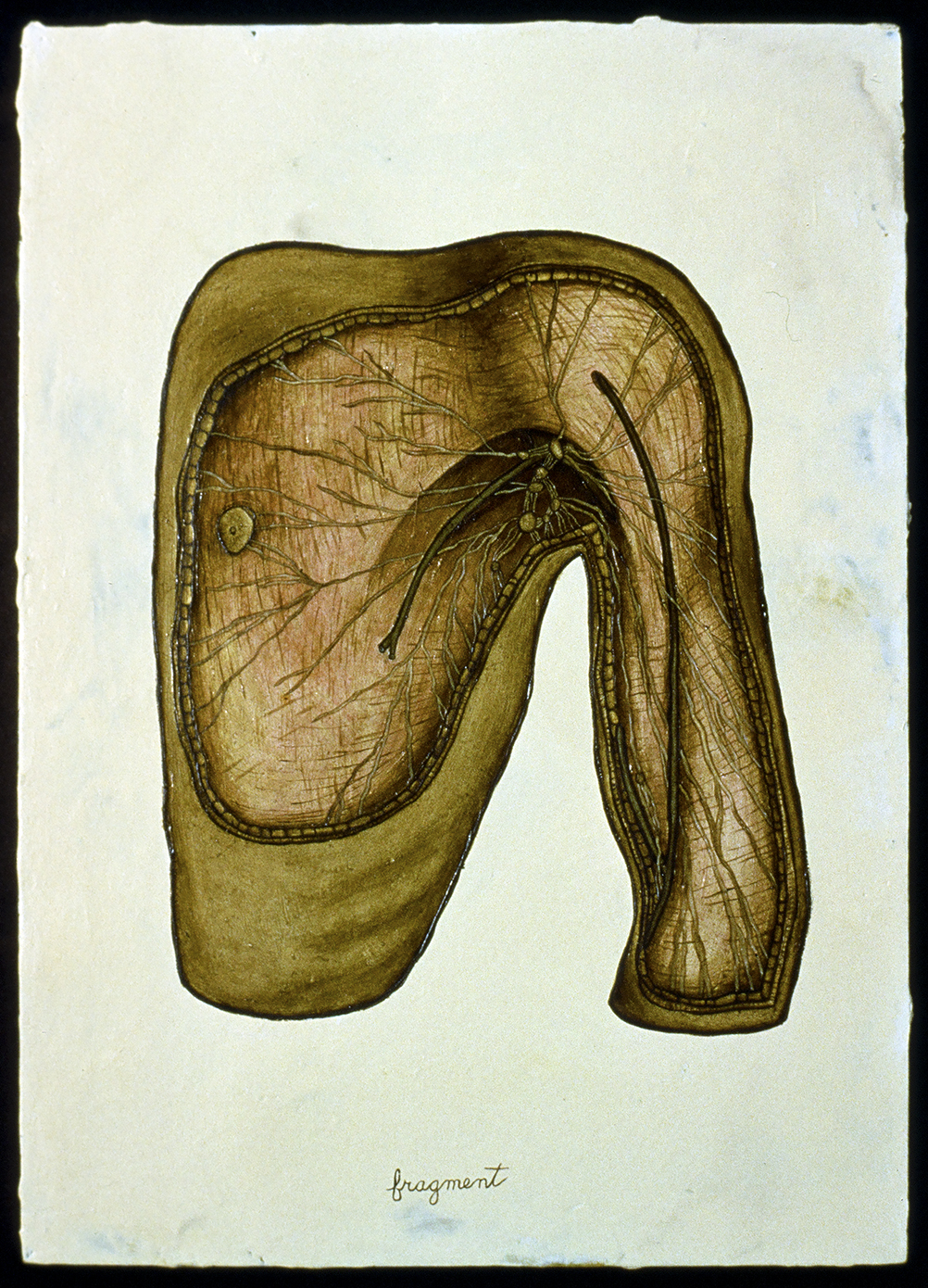 Fragment , 14x10 in., oil, wax on panel