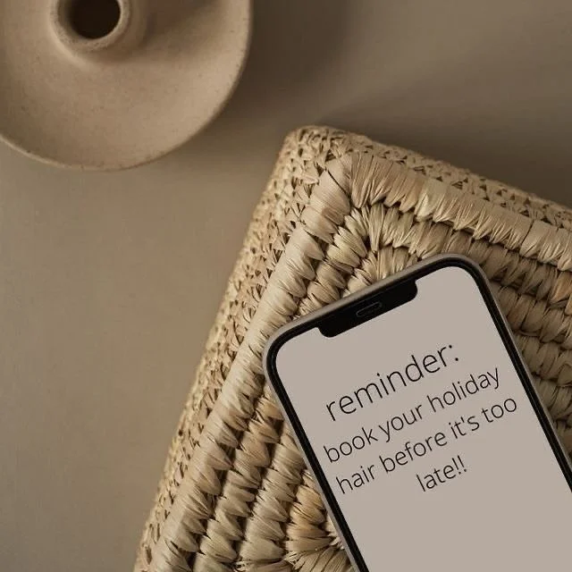 The holidays are all about warmth, sparkle, and feeling your best &mdash; and nothing completes the look like fresh holiday hair color. ✨

Whether you&rsquo;re dreaming of a soft winter blonde, cozy caramel tones, or a rich brunette with dimension, n