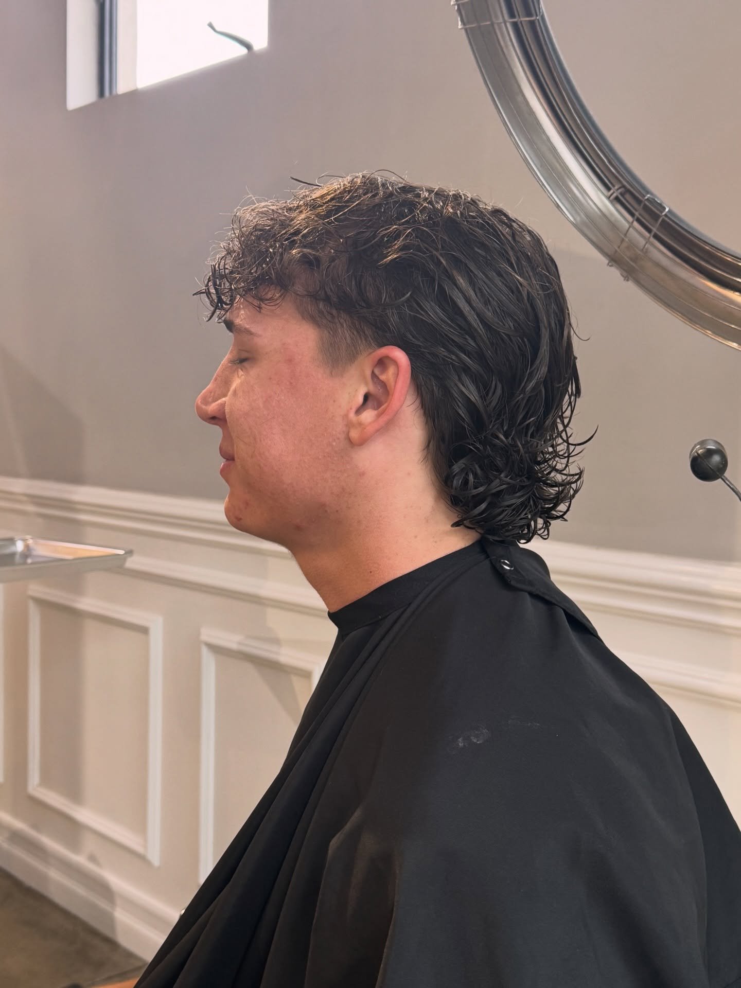 Curls 🌀 and #modernmullet 
@southsidesalonsd