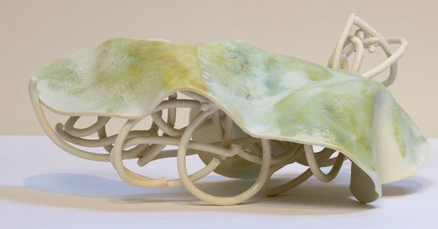 Last couple of days of the Manningham Victorian Ceramic Art award at @cityofmanningham art gallery Such an honour for my work to sit alongside works by ceramic heroes. I remain delighted at receiving a merit acquisition award. #ceramicaward #manninghamceramicaward #australianceramics #contemporaryceramics #melbournecontemporaryart #ceramicsculpture