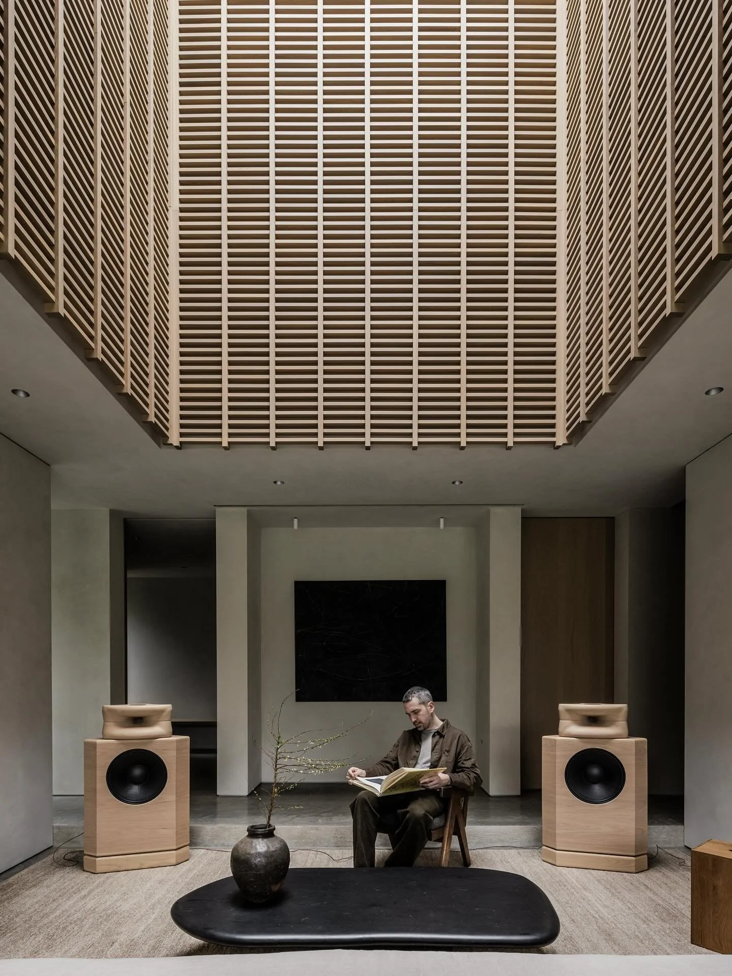 When the architecture becomes the art itself. It’s not just to the eyes either, the tactile experience in this home needed to continue to complement the design. It’s been a great privilege to be the builder of this very, very special home