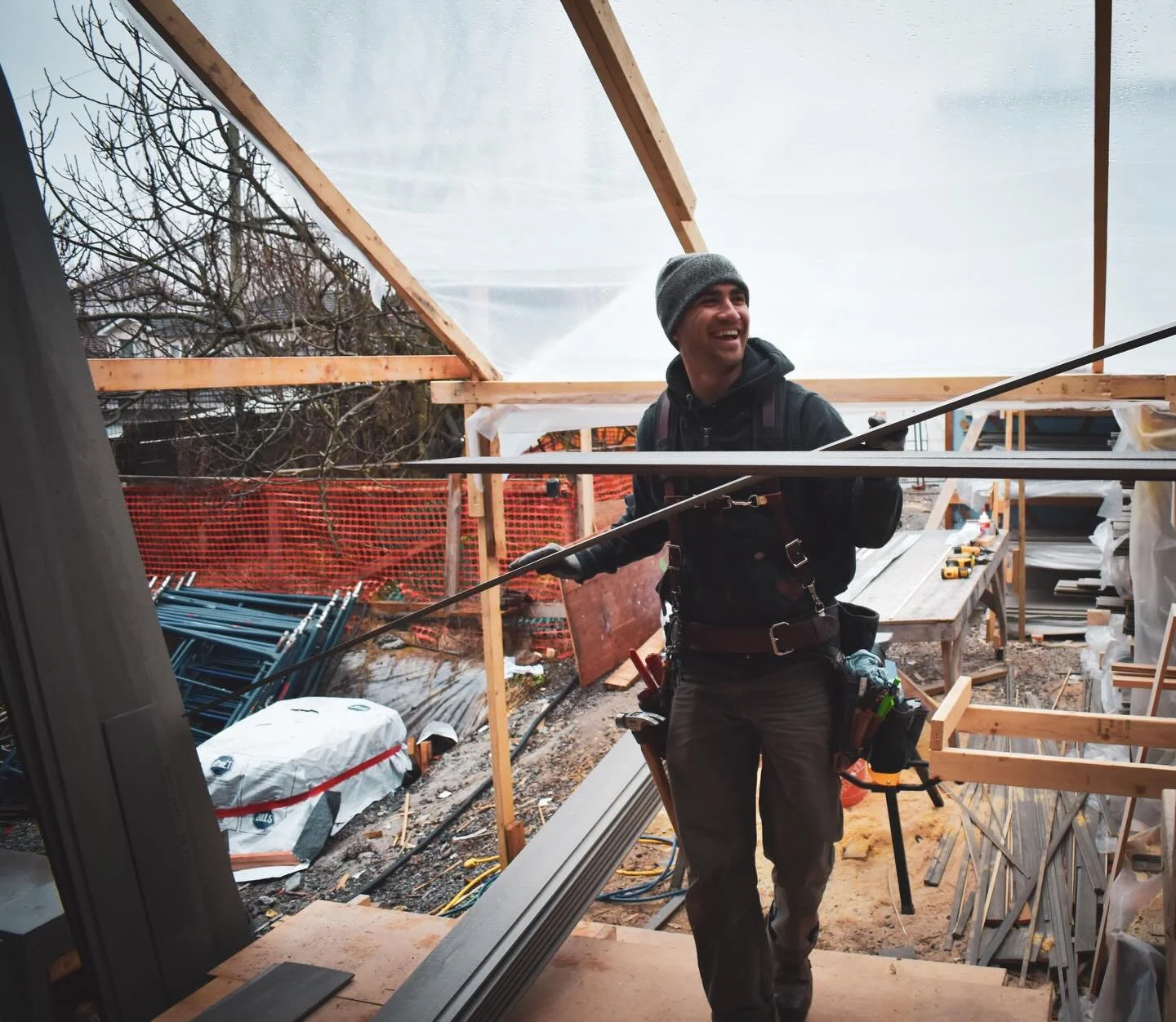 Simple tasks:  Sort the 3 different profile dimensions. Ensure full board/no seams. Stack them in order of colour gradient as well. Seal your cut ends. Keep select boards for high visible areas. Have pre-arranged piles ready for the crew. No notches!