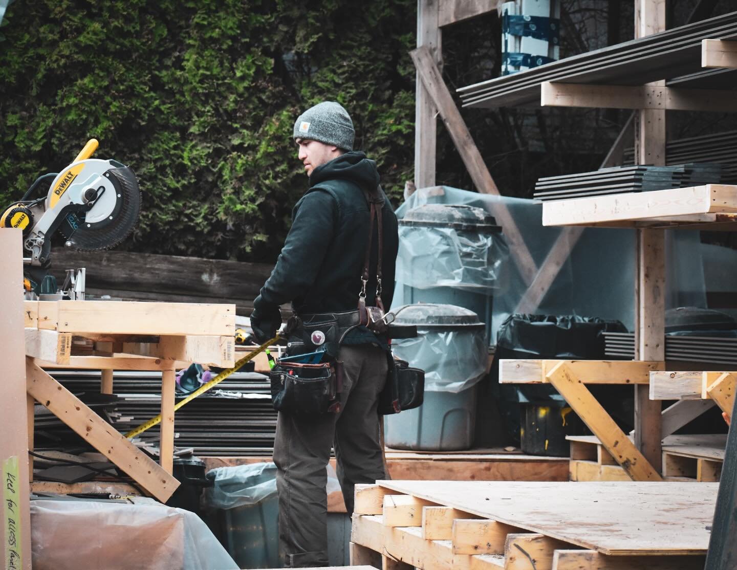 Simple tasks:  Sort the 3 different profile dimensions. Ensure full board/no seams. Stack them in order of colour gradient as well. Seal your cut ends. Keep select boards for high visible areas. Have pre-arranged piles ready for the crew. No notches!