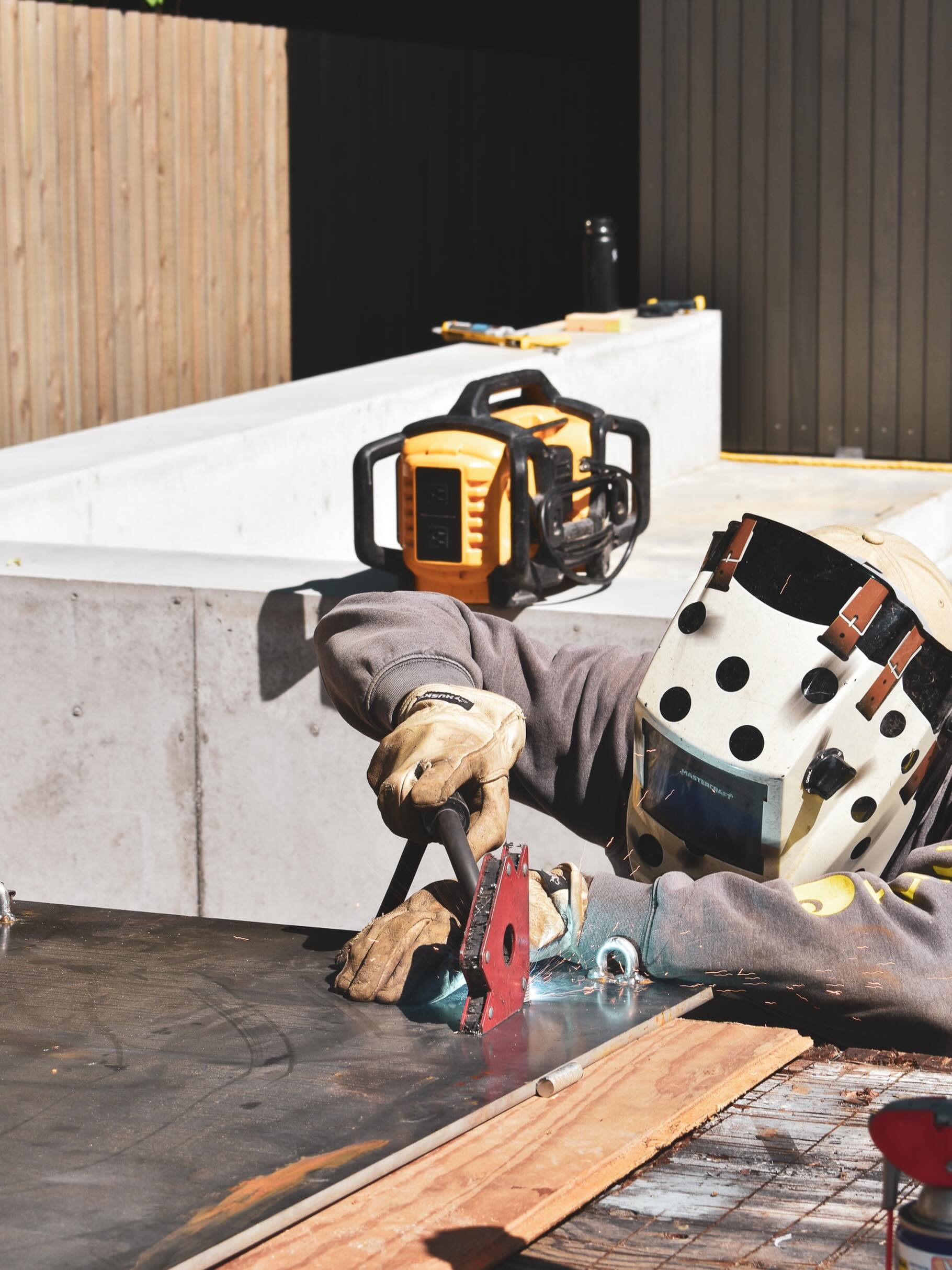 Doing some smaller architectural metalwork internally has been a big success on our projects. It gives our guys great reps, helps control the budgets, and it can be done right on site!

[1/3]