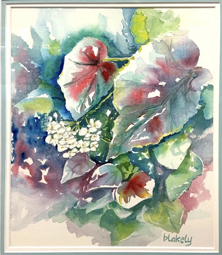Begonias by the Bluff by Ellen Blakely