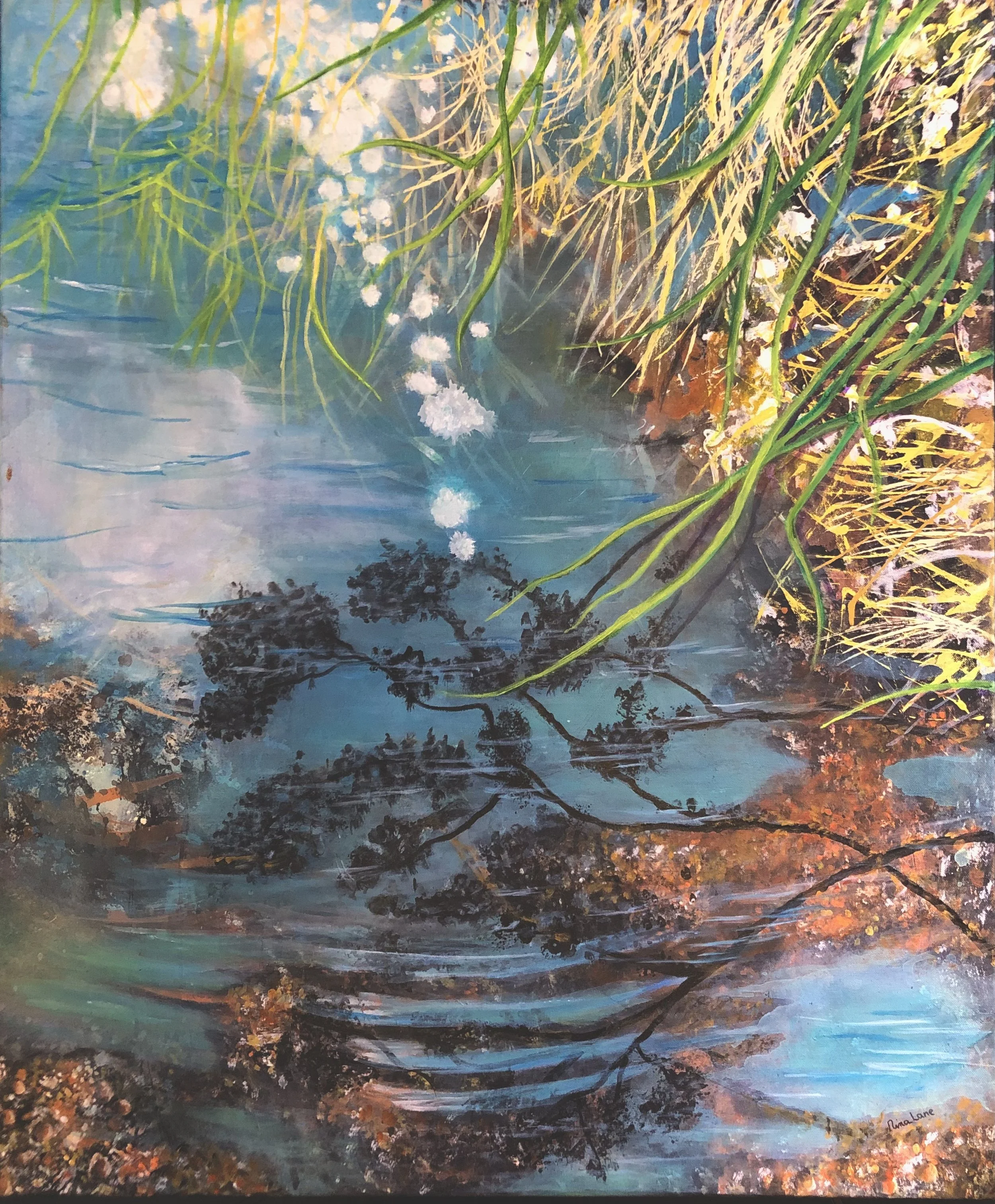 Edge of the Stream by Nina Lane