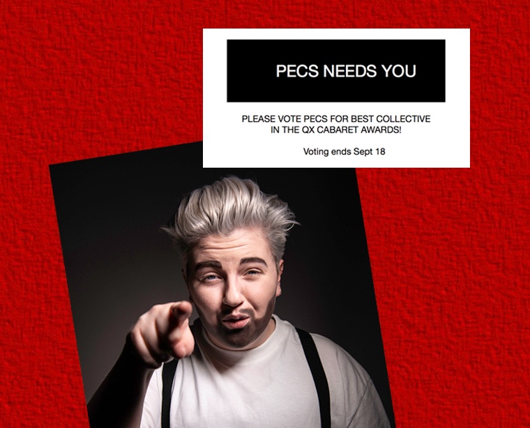 Pecs nominated for Cabaret Award - Vote now!