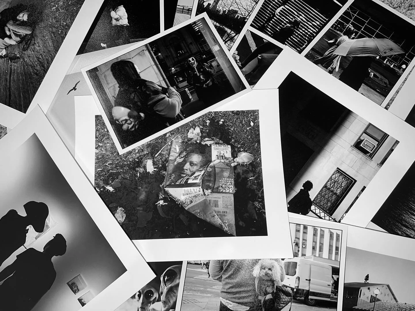 Piles of prints. #hahnemuhlepaper #leicacamera #bwphotography