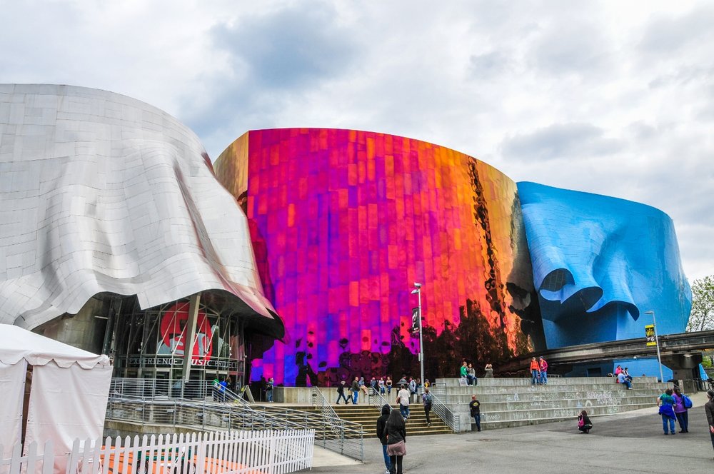 Frank Gehry designed EMP (Experience Music Project)