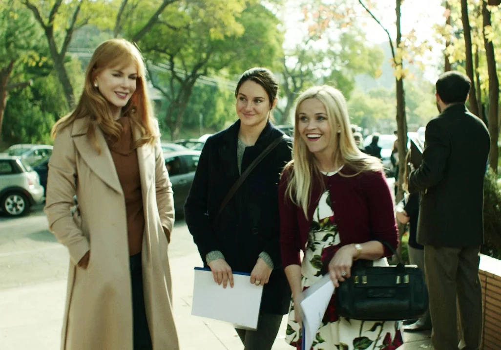Nicole Kidman and Reese Witherspoon, in HBO's Big Little Lies .
