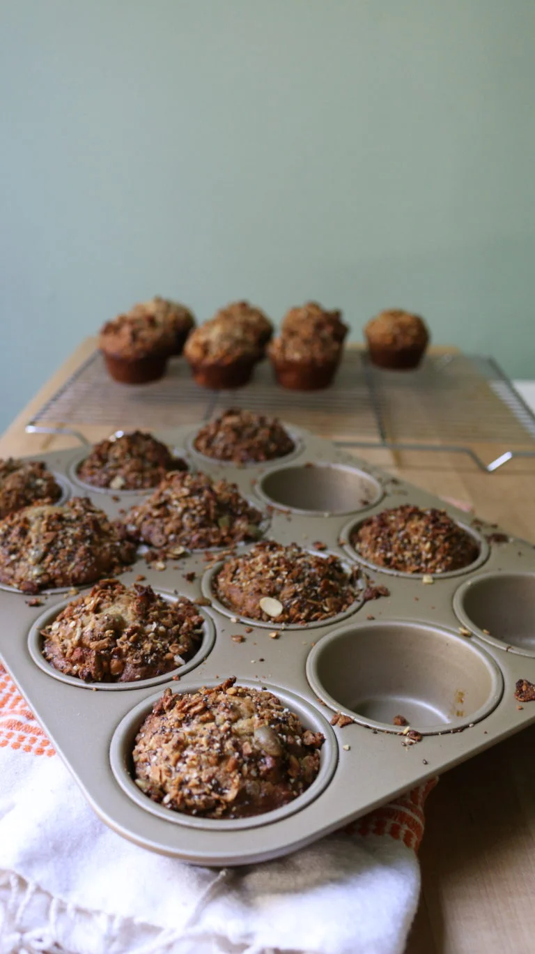 Banana Granola-Nut Muffins