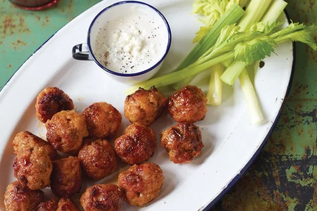 Mini Buffalo Meatballs