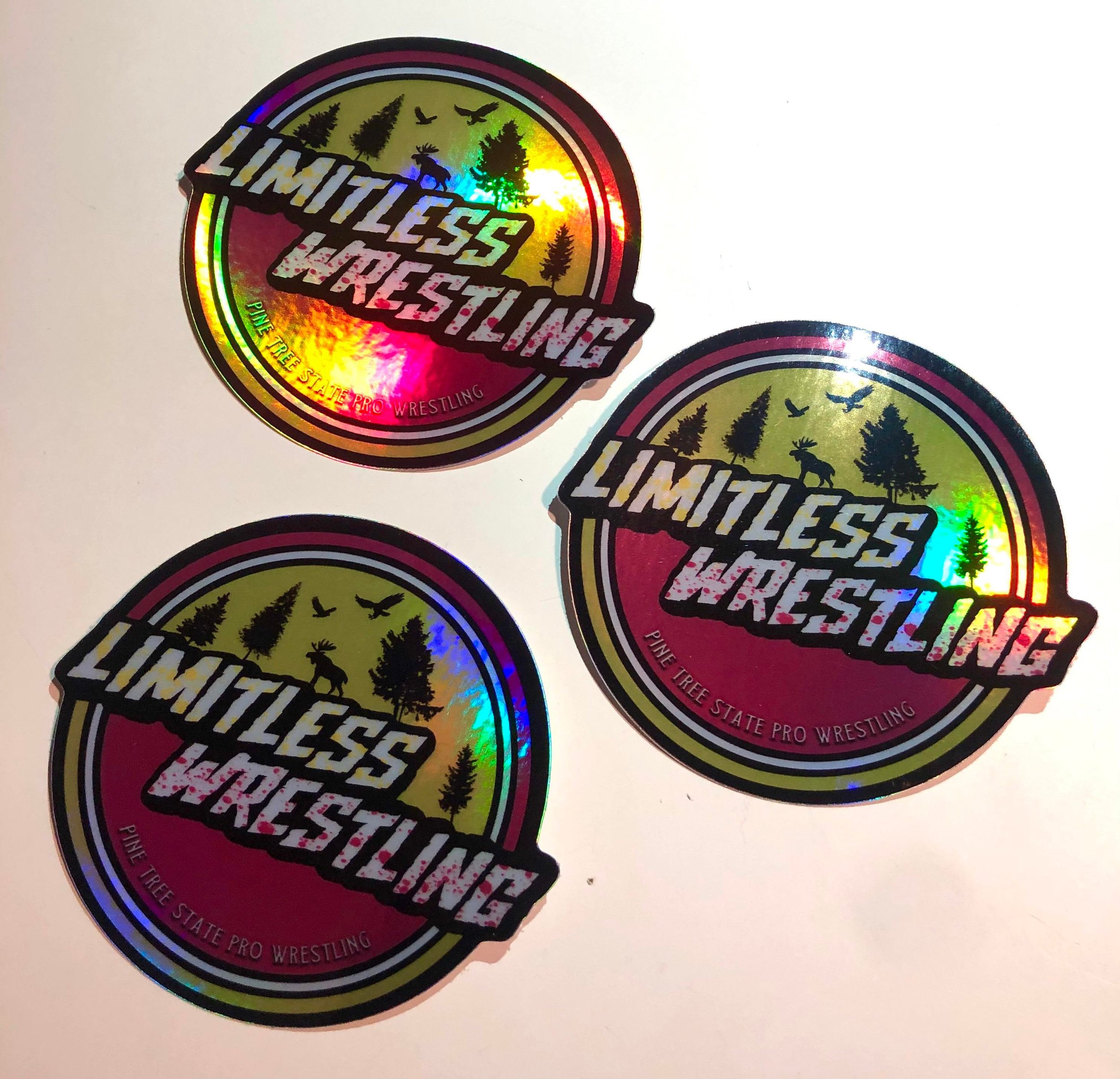 Pink &amp; Yellow Limitless Sticker