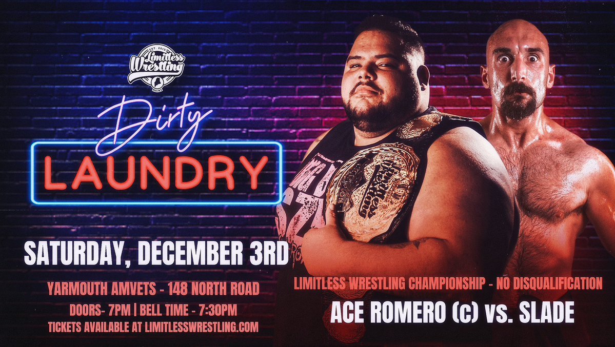Ace Romero vs. Slade no DQ World title match set for Limitless Dirty Laundry