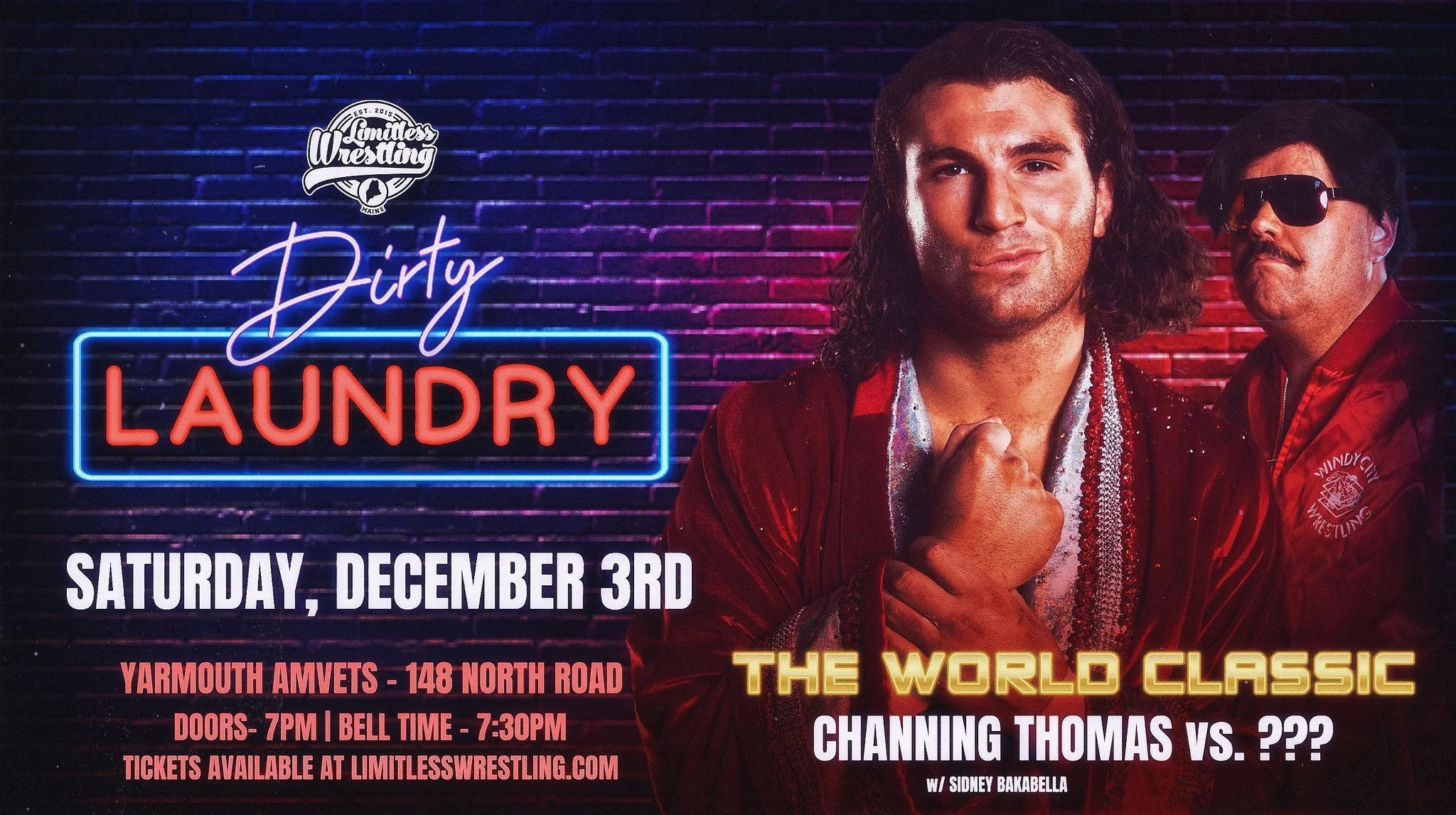 Channing Thomas first-ever World Classic open challenge set for Limitless Dirty Laundry