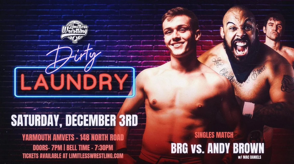 Andy Brown vs. BRG with a key stipulation set for Limitless Dirty Laundry