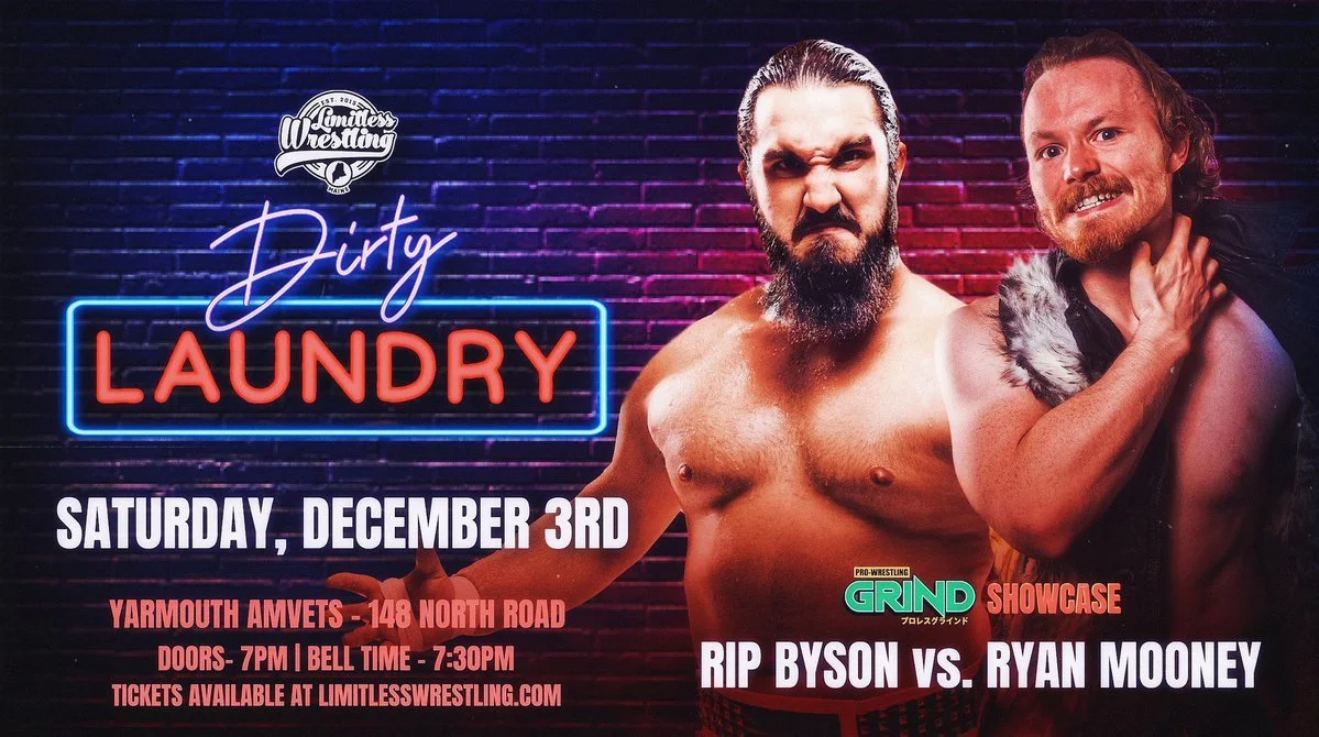 Rip Byson vs. Ryan Mooney set for Limitless Wrestling's Dirty Laundry